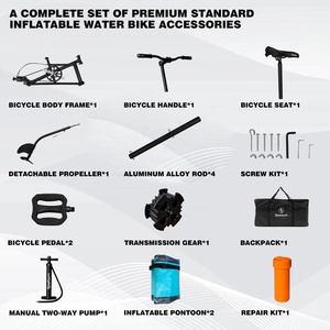 SPATIUM được thiết kế thể thao dưới nước thiết bị mới đến Inflatable xe đạp nổi xe đạp nước bàn đạp cánh quạt - Product Image 2