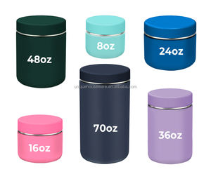 נירוסטה תזונה אבקת אחסון אחסון יכול שייקר בקבוק מדידה מדליפות סקופ-הוכחה ידידותית לסביבה תוספת חלבון - Product Image 6