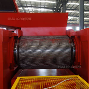 저비용 무거운 의무 산업 폐기물 타이어 분쇄기, 타이어 스크랩 자동차 범퍼 파쇄 기계 - Product Image 4