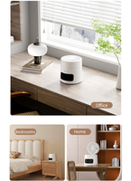 Mini chauffage de bureau intelligent PTC pour la maison et le bureau Petit chauffage 2 en 1 avec ventilateur, refroidisseur et chauffage