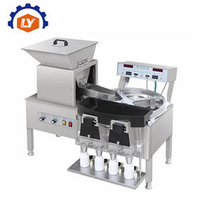 Máquina contadora de llenado de botellas de caramelo de gelatina, Bola de Chocolate de gránulo pequeño rotativo semiautomático - Product Image 1