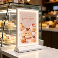 Cadre lumineux rétroéclairé LED pour comptoir de vente au détail