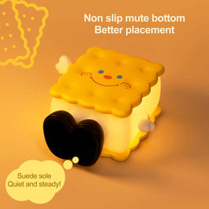 Lampe de nuit LED portable pour bébé, rechargeable, lampe de chevet pour chambre à coucher, avec lumières chaudes, décoration de la maison, cadeaux pour enfants - Product Image 4