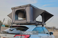Tente de camping-car pour 3 à 4 personnes, tente de voyage en toile de coton, tente de toit en tissu pour le camping tout-terrain pour 3 à 4 personnes