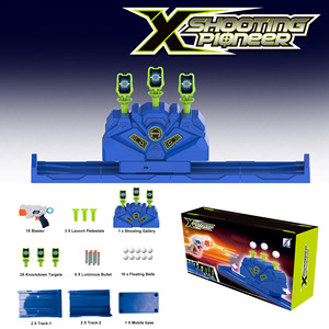 BJQ OEM Jouet électronique en plastique, <span class=keywords><strong>voiture</strong></span> sur rail, tir <span class=keywords><strong>de</strong></span> balles molles, cible d'entraînement, jeu mobile <span class=keywords><strong>de</strong></span> bureau pour compétition unisexe - Product Image 2