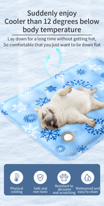 Tapis et coussins auto-refroidissants pour animaux de compagnie en été, pour chat et <span class=keywords><strong>chien</strong></span>, confortables et respirants, lit d'été pour chiens, coussin rafraîchissant - Product Image 2