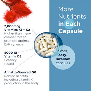 Erkekler ve kadınlar için MK4 olarak K vitamini ile <span class=keywords><strong>D</strong></span> vitamini kemik sağlığı kalp sağlığı ve bağışıklık desteği en iyi <span class=keywords><strong>D</strong></span> vitamini kapsülleri - Product Image 4