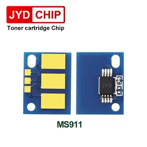 Chip de toner para impressora Lexmark MX910de MX911 MX912 MS911de MX910 MS911 64G0H00 54G0H00 Cartucho de Chips de Redefinição