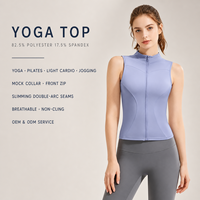 T-shirt de yoga pour femme à manches en maille transparente, séchage rapide, respirant, toucher doux, en maille polyester élasthanne, pour l'aérobic et la course, commande en gros