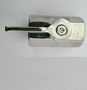 Vanne à boisseau sphérique miniature PN63 mâle/femelle en acier inoxydable 304 avec poignée en acier inoxydable, fournie directement par l'usine - Product Image 2