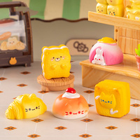 Figurines alimentaires miniatures en résine mélangées, jouets de jeu d'imitation pour cuisine, cadeaux de fête, jouets miniatures pour la décoration d'accessoires de maison de poupée