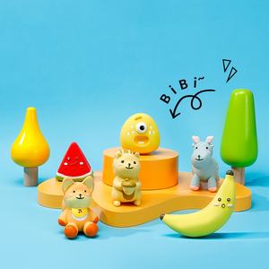 Nuovo Design Giocattolo per Cani in Lattice Naturale Non Tossico, a Forma di Frutta, Animale o Biscotto, Morbido Giocattolo Sonoro per Cuccioli e Cani di Piccola Taglia - Product Image 5