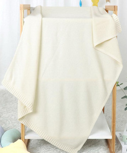 Unisex Soft Warm Crochet Knit Swaddle Blanket <strong>Neutral</strong> Receiving <strong>Throw</strong> for Newborn Boys and Girls - Product Image 6