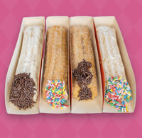 Porte-cône à crêpes jetable de bonne qualité, emballage personnalisé résistant à l'huile, boîte de Churros chauds