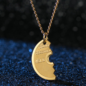 Unisex fitness barbell <b>necklace</b>, gender-neutral, suitable for fitness enthusiasts, <b>couple</b> pendant, gym souvenir gift. - Product Image 4