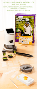 ポータブルデジタル顕微鏡おもちゃスクリーンディスプレイ昆虫植物細胞観察自然発見STEM科学ギフト - Product Image 5