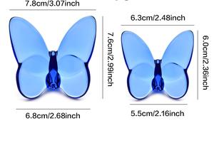 New Design Wholesale Crystal Flying Butterfly Decorations for Party High-End Glass Animal <strong>Figure</strong> With Gift Box Crystal Ornaments - Product Image 4
