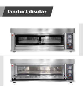 فرن كهربائي تجاري مزدوج الزجاج للمخابز من كومتيل، موقد غاز بـ 6 شعلات مع مقلاة عميقة بدون زيت - Product Image 4