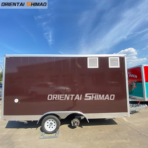 Camion de nourriture mobile Shimao oriental entièrement équipé Nouvelle remorque de pizza de BBQ pour le restaurant fabriquée en Chine avec le matériel de maïs - Product Image 4