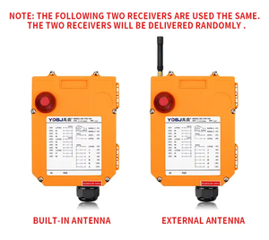 Vente en gros F24-18S pelle industrielle grue télécommande 18 boutons intelligent sans fil LED 24V interrupteur de commande étanche facile - Product Image 6