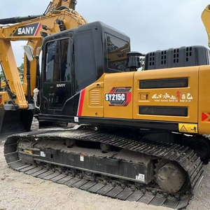 Excavatrice SANY 215 avec moteur Isuzu, poids opérationnel de 21,5 tonnes, capacité de la benne de 1,1 m³ - Product Image 1