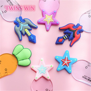 Righello in Plastica a Cinque Stelle per Studenti, Strumento <span class=keywords><strong>di</strong></span> Disegno, Materiale Scolastico, Scala Chiara e Resistente per Misurazioni - Product Image 3