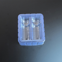 Plateaux 05 Stock prêt Livraison rapide NO quantité minimale de commande Flacon de 2ml Blister 10 flacons Plateau en plastique pour flacon de 2ml en verre