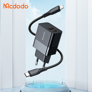 Enchufe DE LA UE CE RoHS <span class=keywords><strong>Mini</strong></span> teléfono móvil de carga rápida Pd 20W 2Usb C + Paquete de cable de cargador USB 1,2 m para <span class=keywords><strong>iPhone</strong></span> <span class=keywords><strong>12</strong></span> 13 Carga de teléfono - Product Image 2