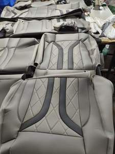 Fundas de Asiento de Coche Personalizadas para TOYOTA LAND CRUISER LC76 <span class=keywords><strong>2019</strong></span>, Transpirables, Juego Completo, Accesorios Interiores - Product Image 3
