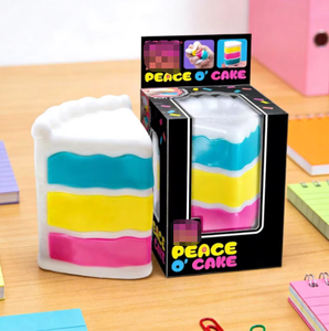 ลูกบอลบีบคลายเครียด Need0h Peace O' Cake ขนาด 14 ซม. ทำจาก TPE ซิลิโคน ของเล่นบีบคลายเครียดสำหรับเด็กอายุ 14 ปีขึ้นไป ทุกเพศทุกวัย บินห์ฝูอค โมโด - Product Image 5