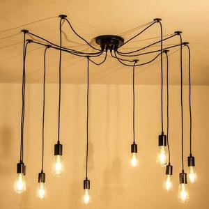Nueva llegada Vintage Village Style Spider colgante luces de <span class=keywords><strong>araña</strong></span> de techo mejor calidad diseño Industrial para lámparas de mesa - Product Image 4