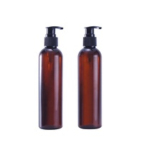 Personnalisation 80ml 100ml 120ml 250ml emballage vide de soins de la peau à épaulement rond bouteille à pompe de lotion PET cosmétique