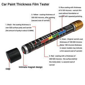 Tragbarer Autolack-Beschichtung <span class=keywords><strong>tester</strong></span> Messgerät Coat Crash Check Test Autolack-Dicken <span class=keywords><strong>tester</strong></span> Stift mit Magnetspitzen-Skalen anzeige - Product Image 4