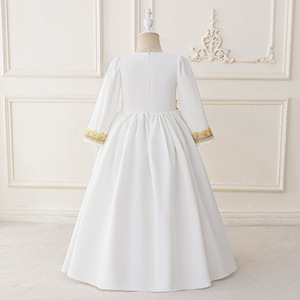 Abaya Modesta para Niñas para las Celebraciones de Eid Al-Fitr y Al-Adha, Material de Poliéster, Largo hasta el Tobillo - Product Image 3