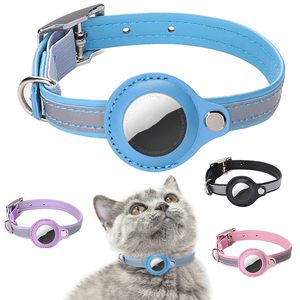 <span class=keywords><strong>Collar</strong></span> Ajustable para Mascotas, <span class=keywords><strong>Collar</strong></span> Antipérdida para Perros y Gatos con Soporte para <span class=keywords><strong>Airtag</strong></span>, Accesorios para Gatos con Hebilla, Tallas XS, S, M - Product Image 1