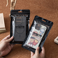Sacs en plastique à fermeture éclair personnalisés en gros pour étuis de téléphone portable, câbles USB, pochettes d'emballage avec fermeture éclair