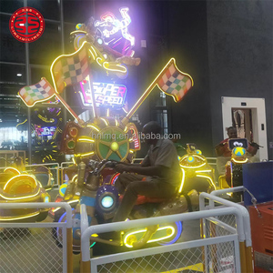 Venta al por mayor directa de fábrica: Máquina de entretenimiento para parques de atracciones, motocicleta eléctrica infantil, moto de carreras Whirlwind en venta - Product Image 5