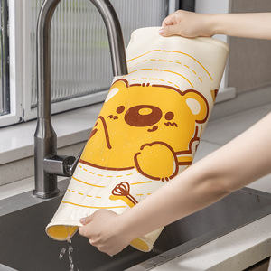 Heartmade Bear Kneading <b>Mat</b> Thickened Silicone Non Stick Baking Workbench Home Use - Product Image 4