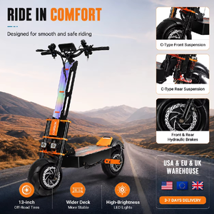 Scooter Eléctrico <span class=keywords><strong>X8</strong></span> de Alta Potencia, 60v 8000w, Motor Dual, Velocidad 80km/h, Carga 150kg, Neumático de 13 Pulgadas, para Adultos, Aventura Extrema - Product Image 3