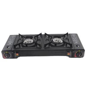 Réchaud à gaz portable double brûleur pour camping en extérieur, cuisinière au butane pour pique-nique et usage domestique - Product Image 5