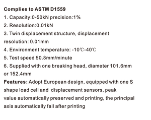 STM-9 цифровой тестер стабильности Marshall с ЖК-дисплеем и MC Mark Lab, прибор для испытания на устойчивость асфальта битума Marshall - Product Image 4