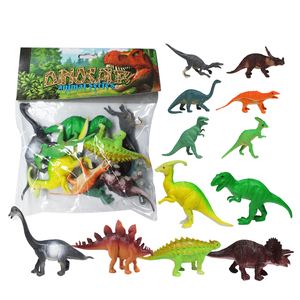 12 Tipi di Giocattoli Dinosauro in PVC Colorato Cavo per Bambini - Product Image 2
