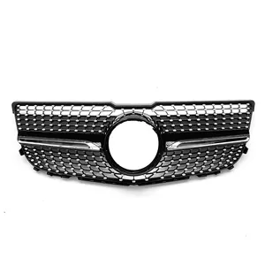 Rejilla de parachoques delantero estilo malla para capó de carreras, compatible con Mercedes-Benz GLK Clase X204 GLK260 GLK300 GLK350 (2013-2015) - Product Image 3
