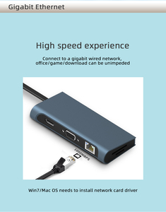 Adaptateur multifonction compatible Type C 3.0 Hub USB pour - Product Image 4