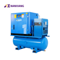 Compresseur à vis industriel 15KW haute pression 16 bars, compresseur d'air à vis combiné avec réservoir et sécheur