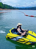 Bateau à jet d'eau électrique 2025, jet ski tendance, kart aquatique, nouveau bateau gonflable électrique pour le surf sur les vagues, installations de divertissement aquatique