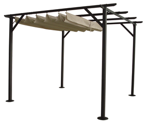 Tienda de lujo Gazebo 10x10ft Jardín Patio al aire libre Gazebo con mosquitera - Product Image 5