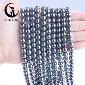 Zhe Ying 6mm 8mm 10mm hématite perles <span class=keywords><strong>de</strong></span> pierre naturelle cristal <span class=keywords><strong>de</strong></span> guérison perles d'hématite <span class=keywords><strong>de</strong></span> pierres précieuses en vrac - Product Image 2