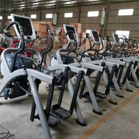 Longotech alat kebugaran olahraga, peralatan Fitness kardio Gym 3 dalam 1 pelatih Arc Stepper elips