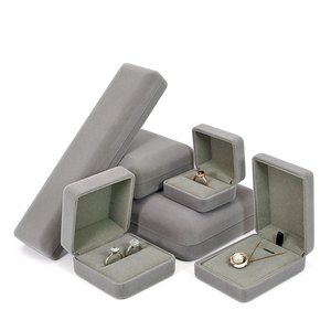 High Quality Fashion Velvet Jewelry Packaging Box Jewelry storage box set